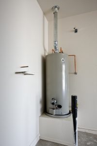 tank water heater in home